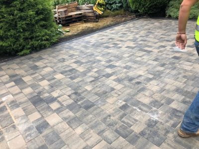 Paving installation in Plymouth