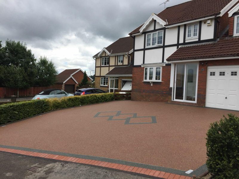 Resin Bound Installation on a driveway in Ivybridge