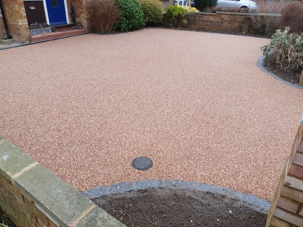 Resin bound installation in Plymouth Devon